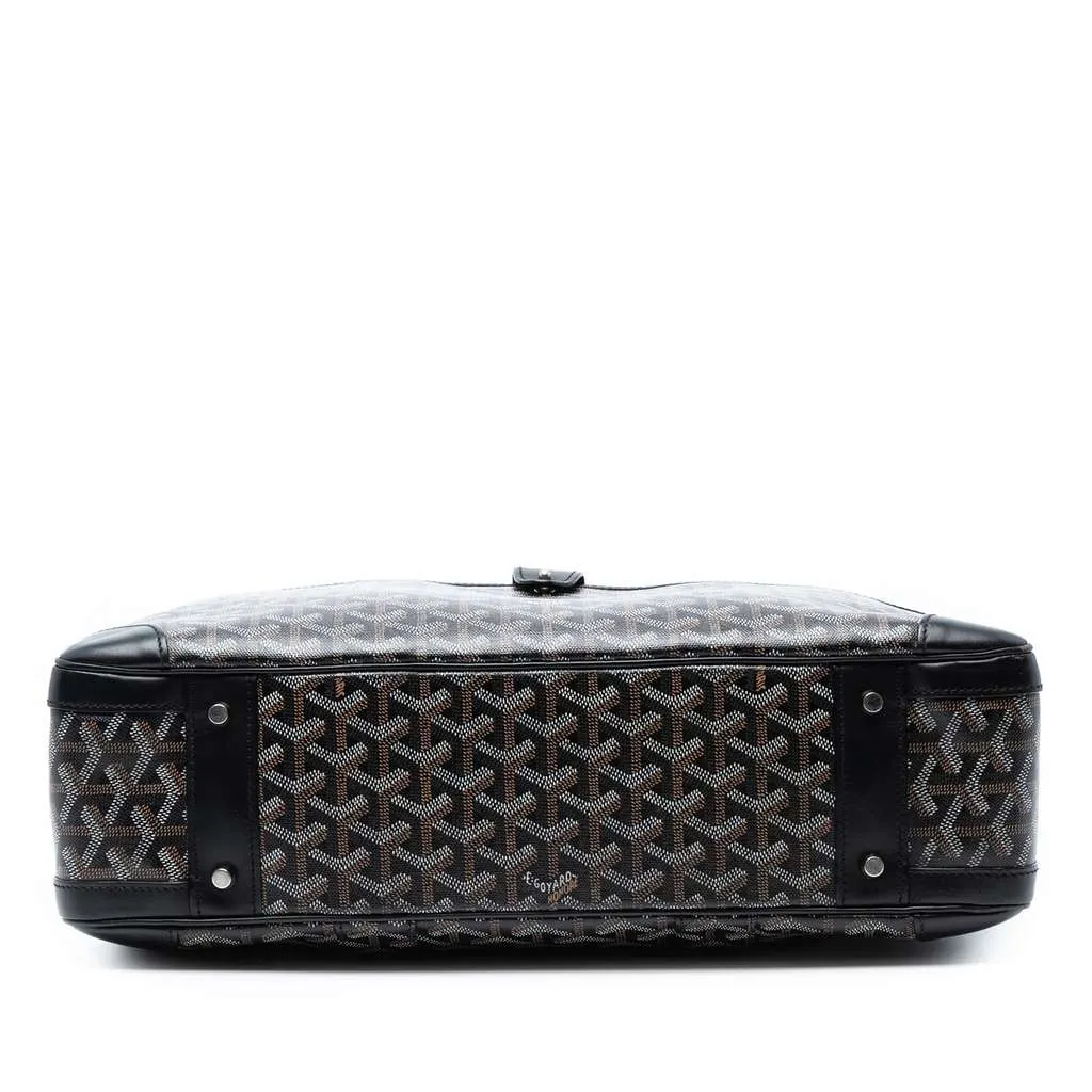Goyard Goyardine Ambassade MM Black Canvas Very good - Inside View