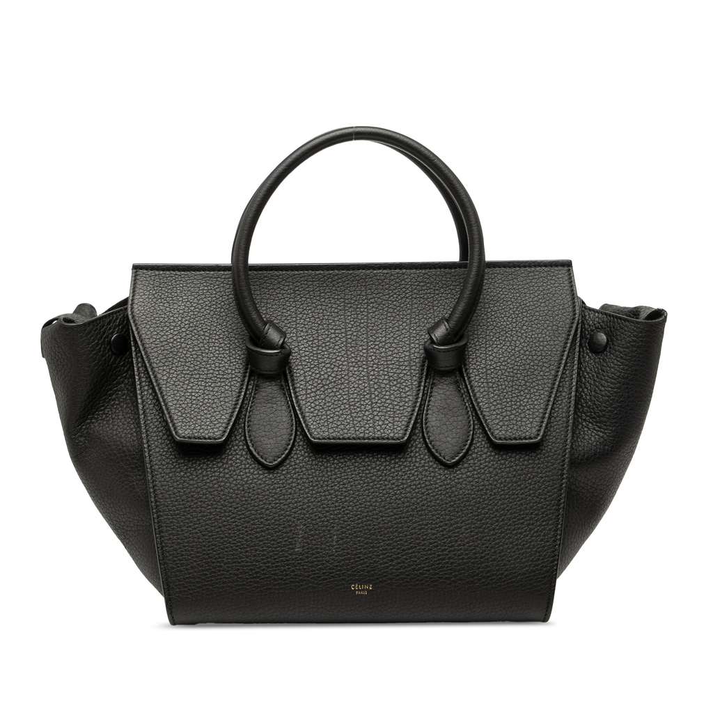 Celine Medium Grained Calfskin Tie Knot Tote