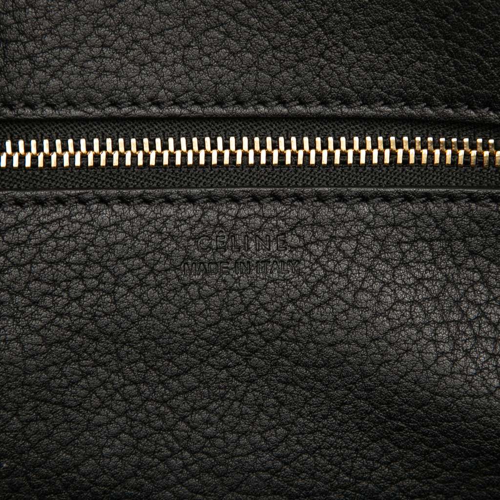 Celine Medium Grained Calfskin Tie Knot Tote - Side view