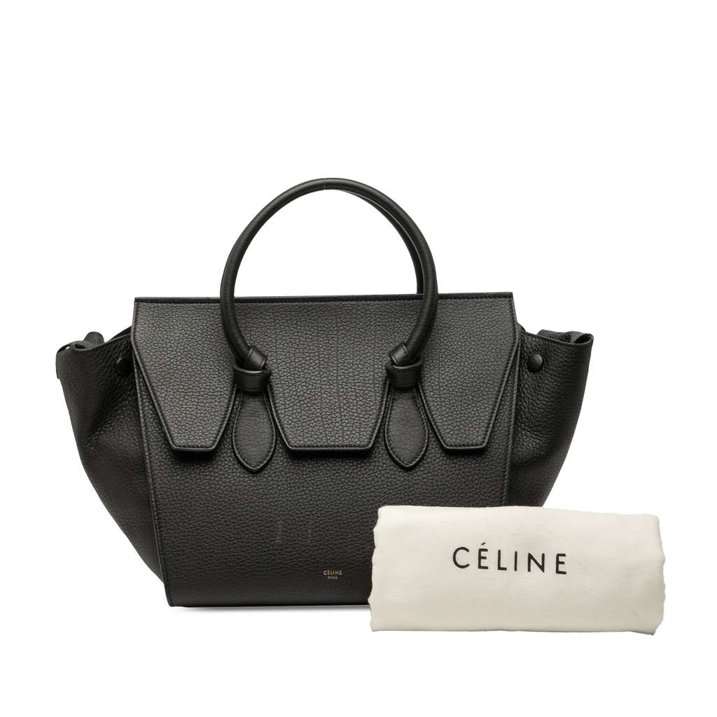 Celine Medium Grained Calfskin Tie Knot Tote - Image 10