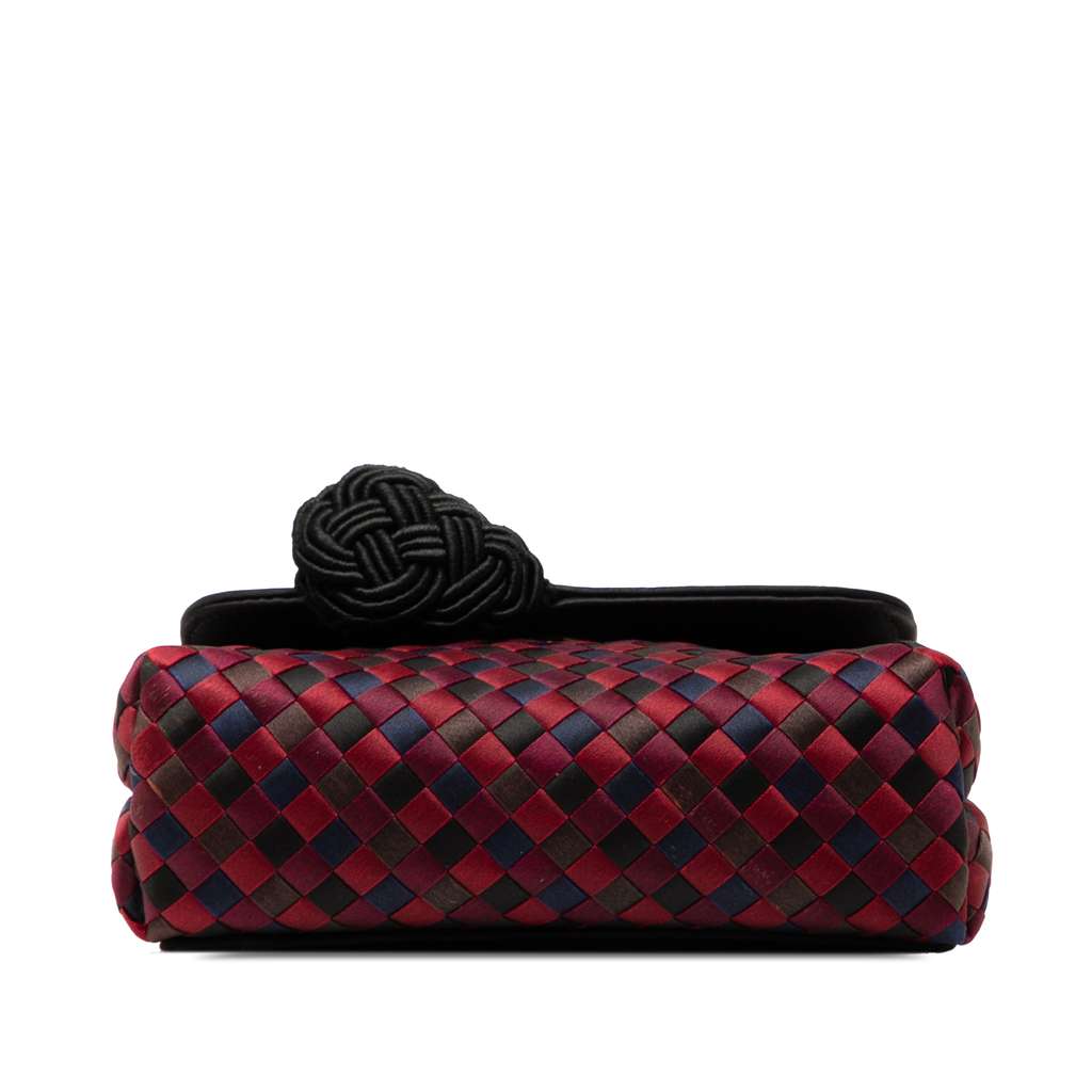 Bottega Veneta Satin Intrecciato Flap Crossbody - Image 6