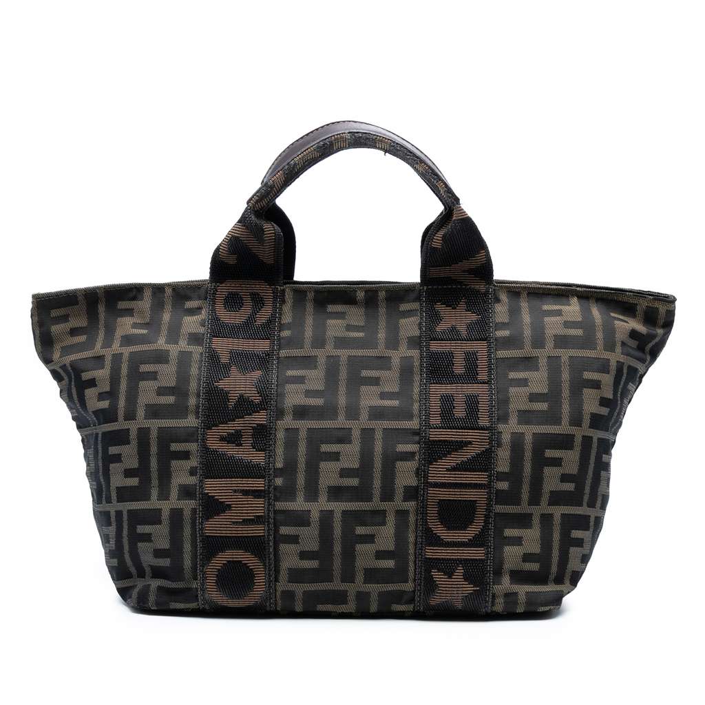 Fendi Zucca Canvas Handbag