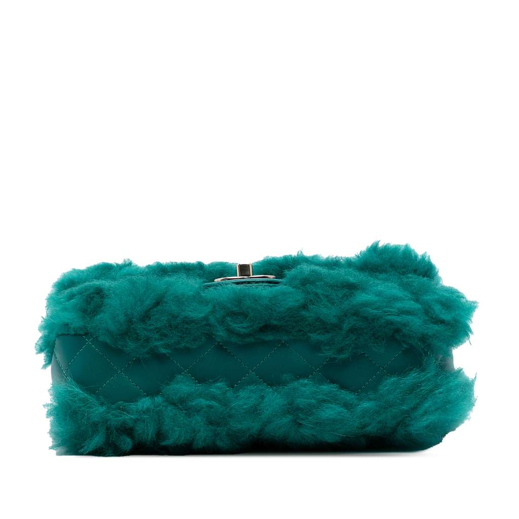 Chanel Small CC Shearling Single Flap - Image 6