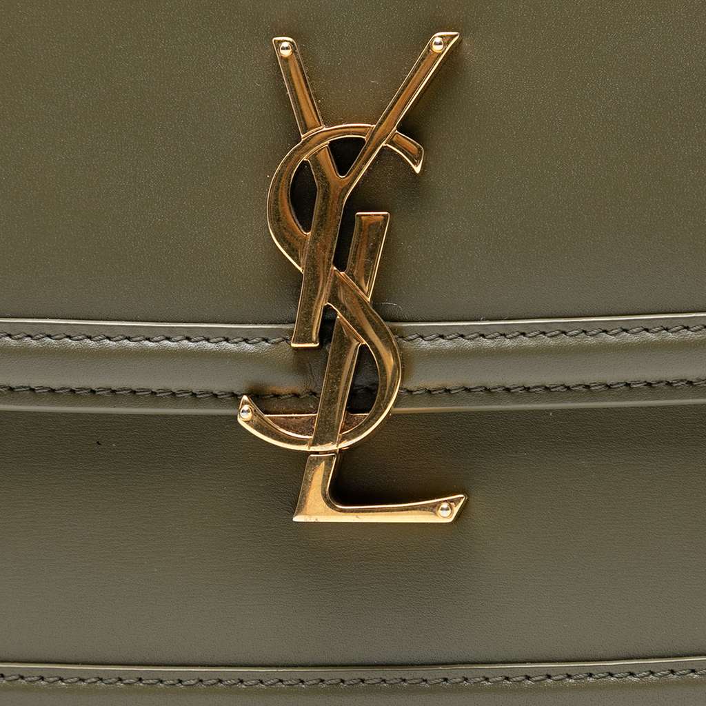 Saint Laurent Medium Leather Solferino Satchel In Box - Side view