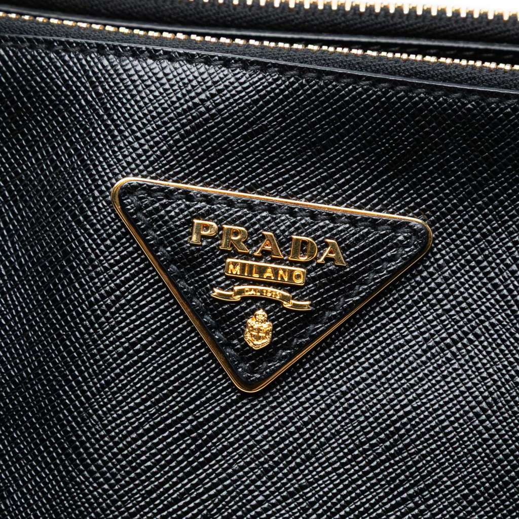 Prada Extra Large Saffiano Lux Galleria Double Zip Tote - Side view