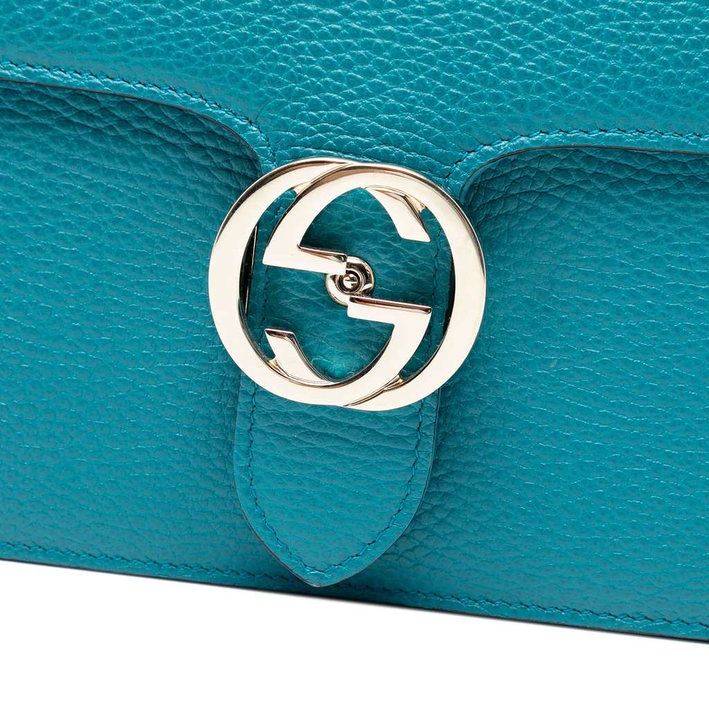 Gucci Medium Dollar Calfskin Interlocking G Crossbody - Detail 1