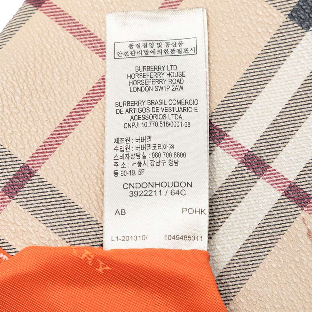 Burberry Haymarket Check Coated Canvas Peyton Crossbody - Detail 1