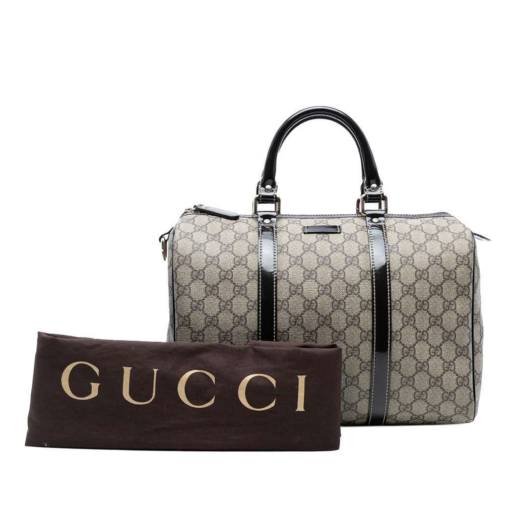 Gucci Medium GG Supreme Joy Boston Bag - Image 10