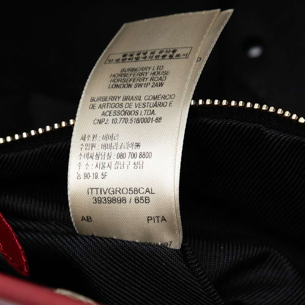 Burberry Small Haymarket Check Canvas and Leather Canterbury Tote - Detail 1