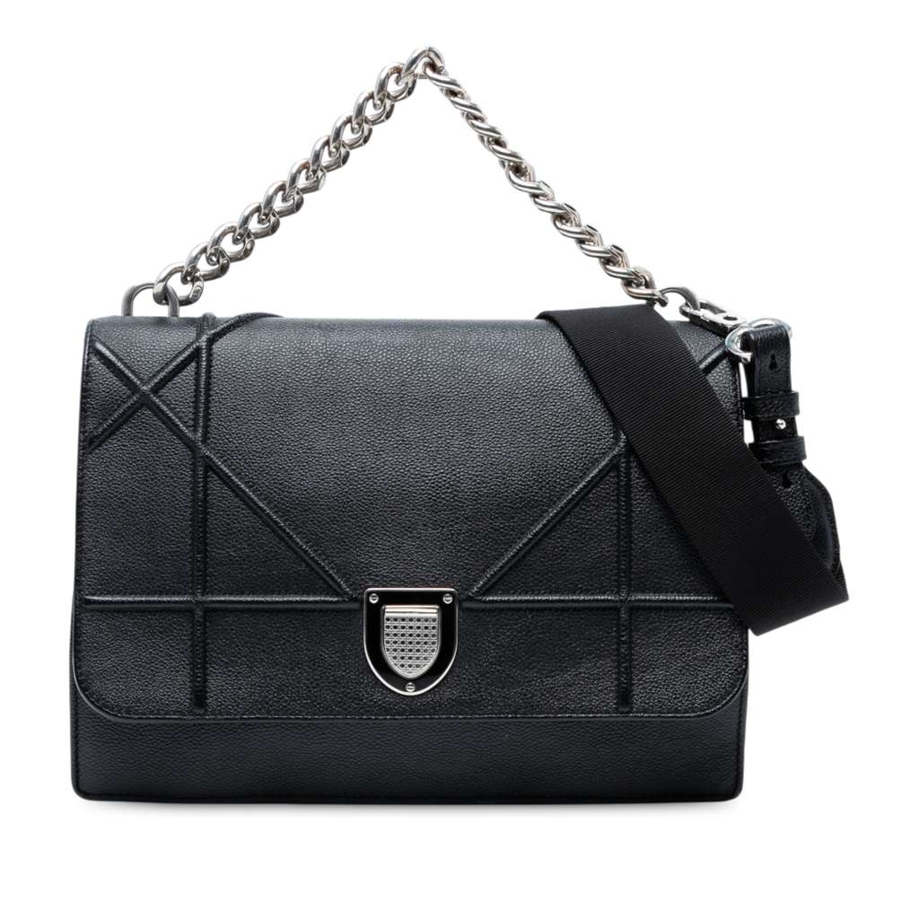 Dior Large Grained Calfskin Diorama Flap