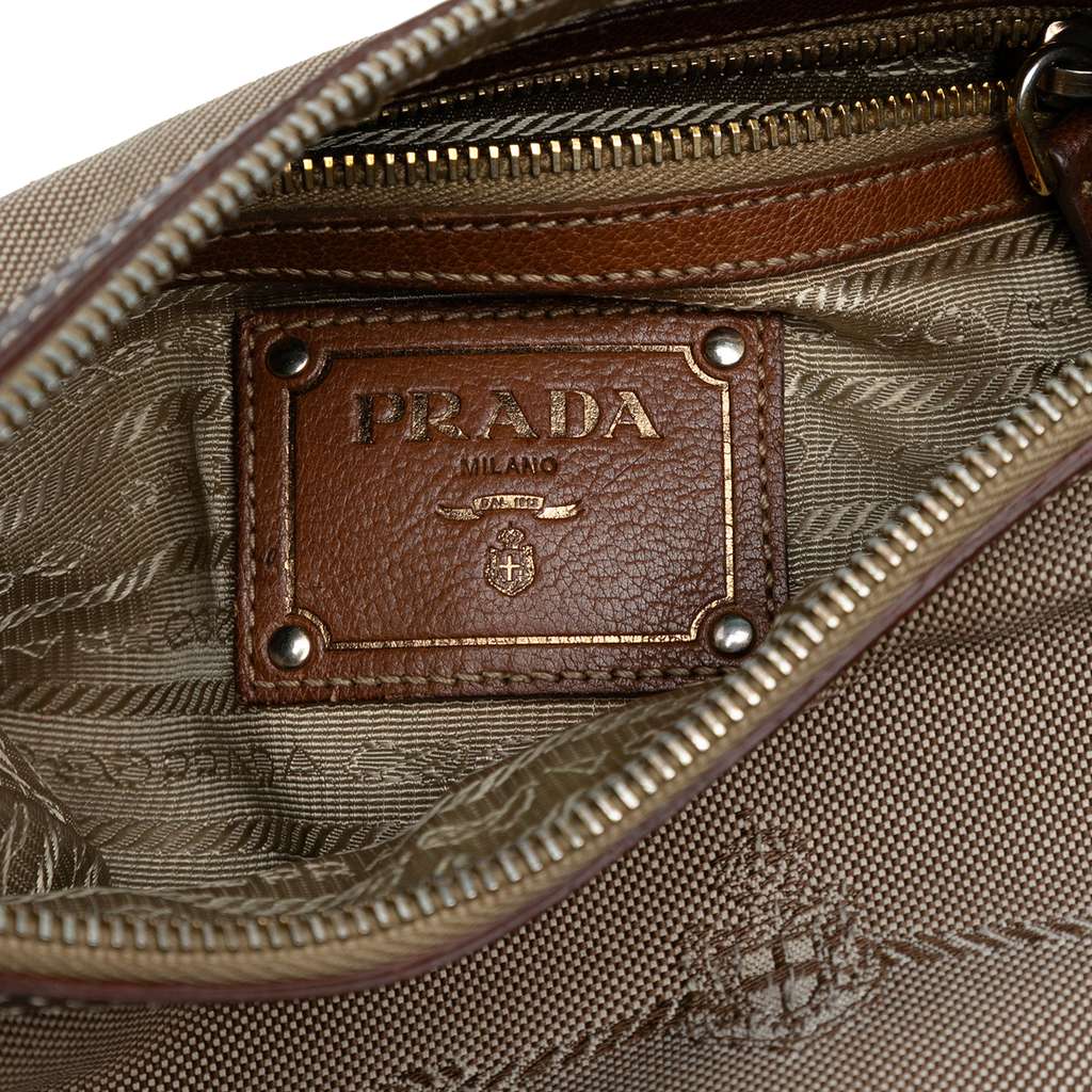 Prada Canvas Canapa Logo Crossbody - Side view