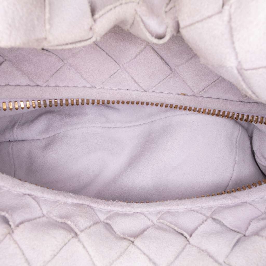 Bottega Veneta Mini Suede Intrecciato Jodie - 4