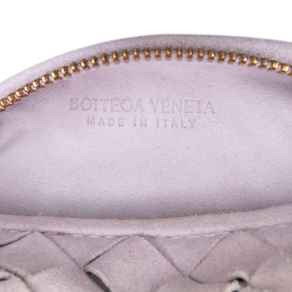 Bottega Veneta Mini Suede Intrecciato Jodie - Side view
