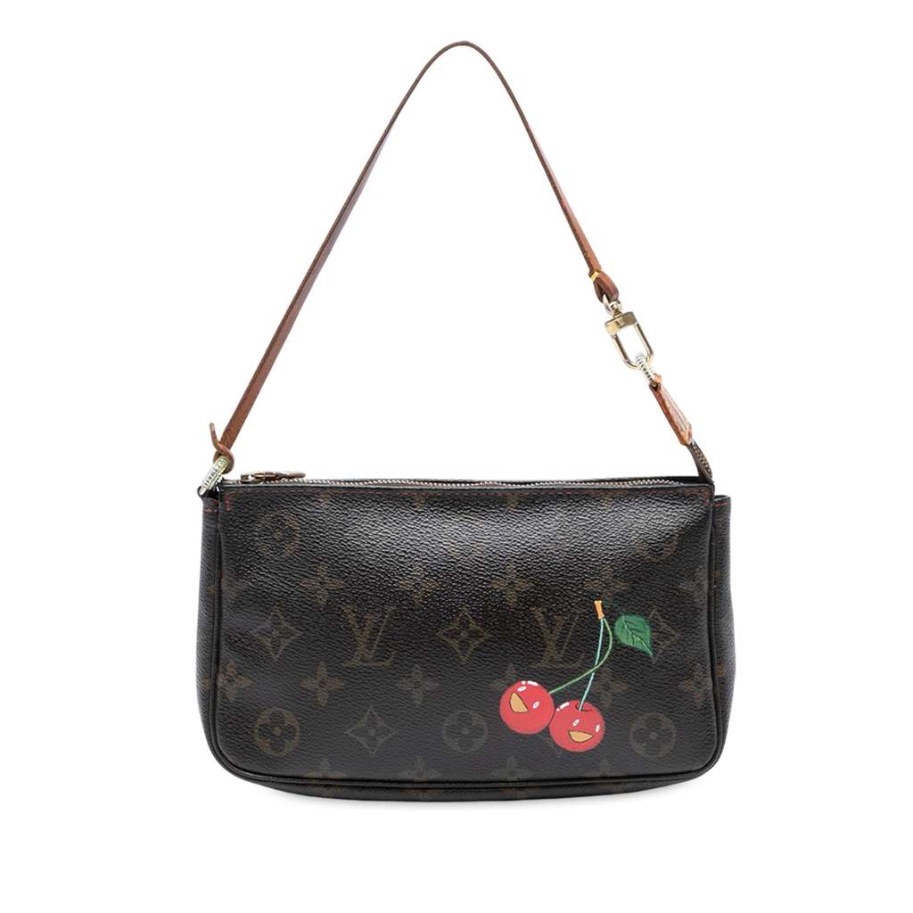 Louis Vuitton Takashi Murakami Monogram Cherry Pochette Accessoires