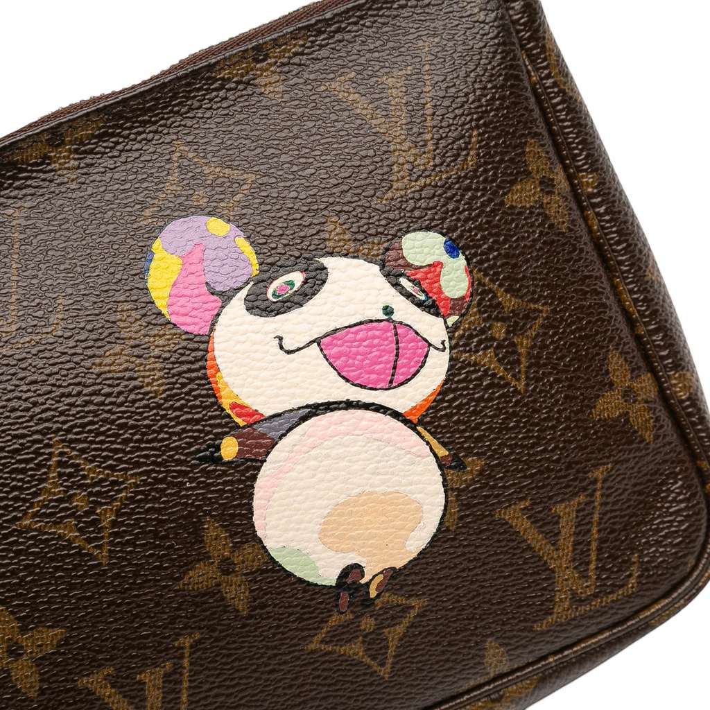 Louis Vuitton Takashi Murakami Monogram Panda Pochette Accessoires - Image 10