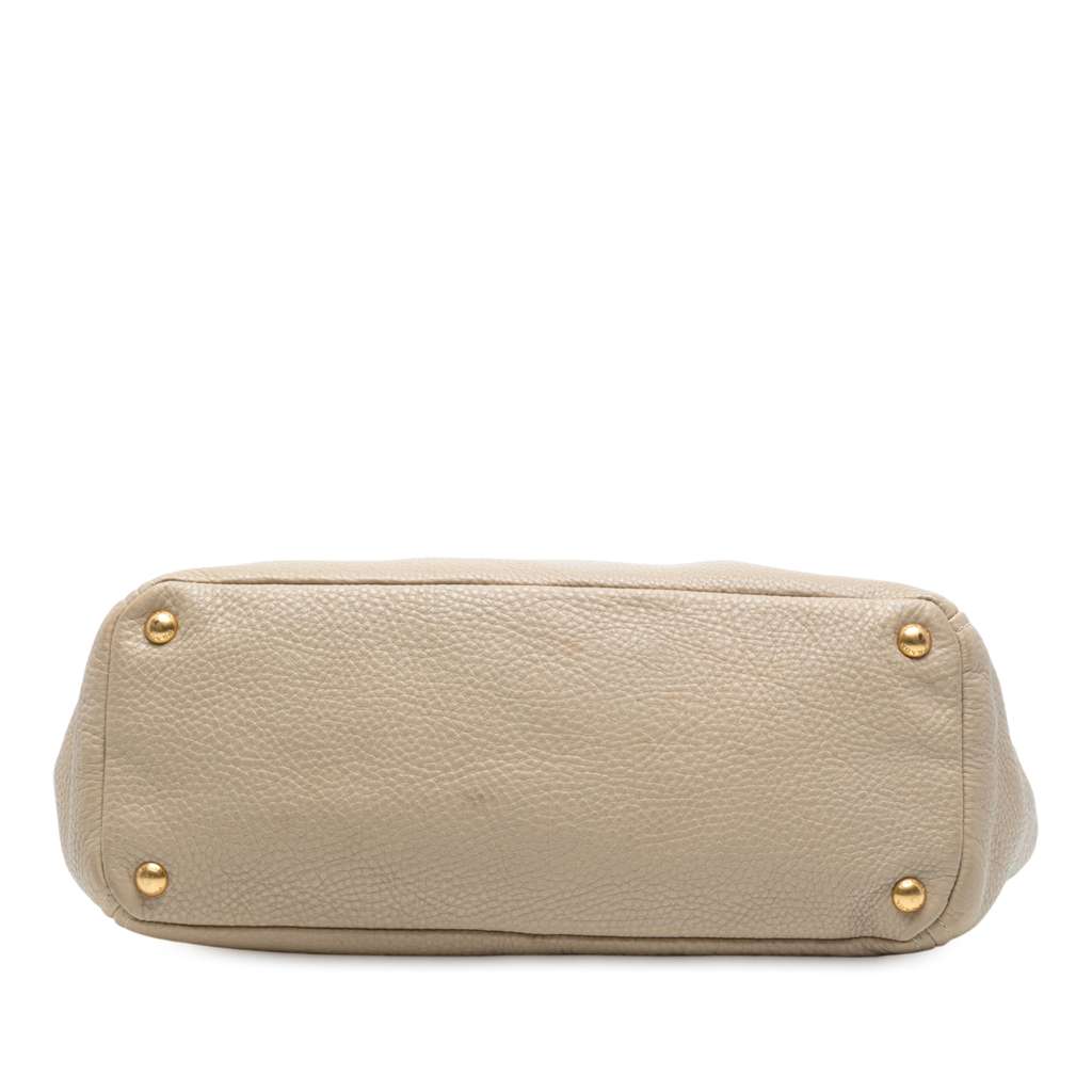 Prada Vitello Daino Double Pocket Tote - Image 6