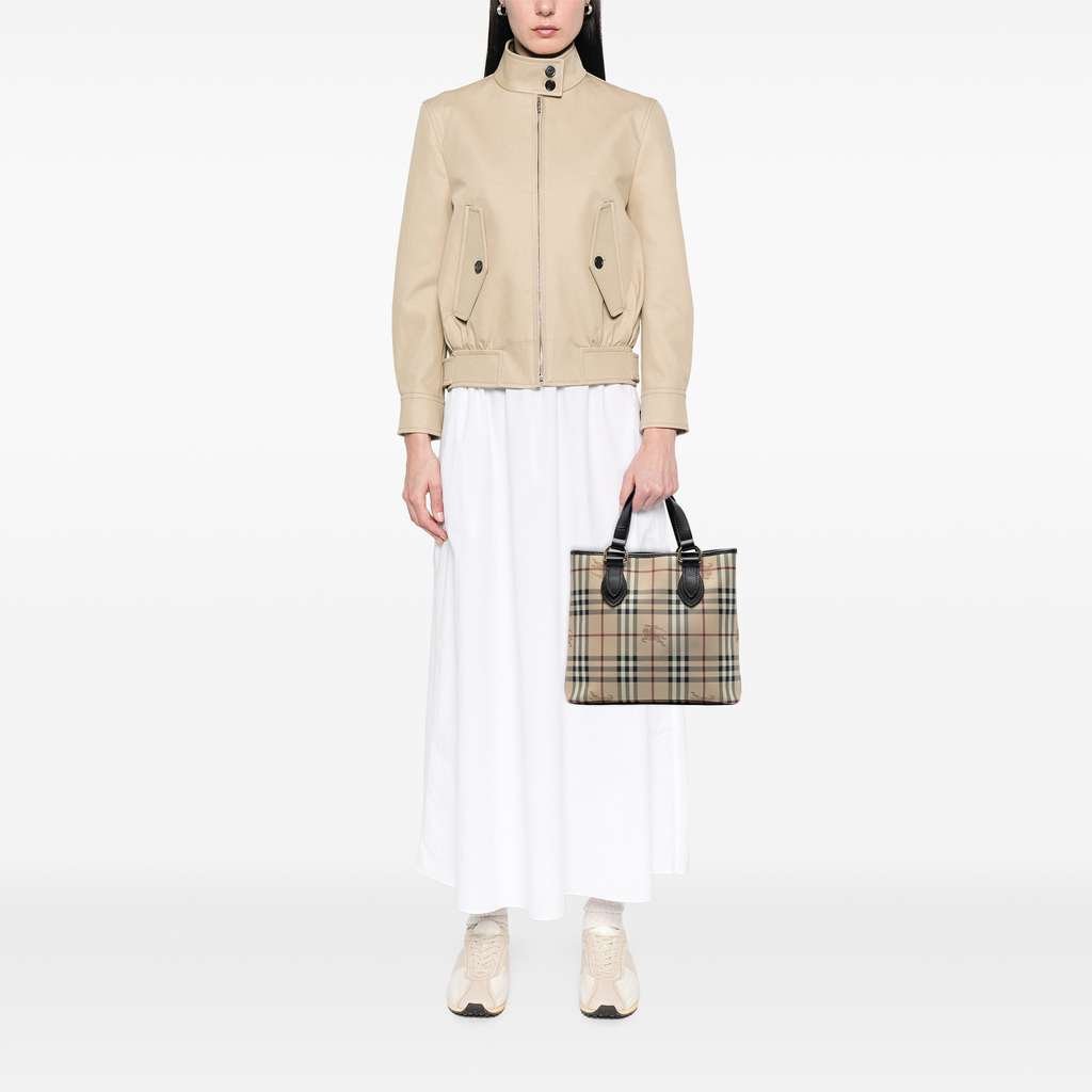 Burberry Haymarket Check Coated Canvas Tote - Detail 2