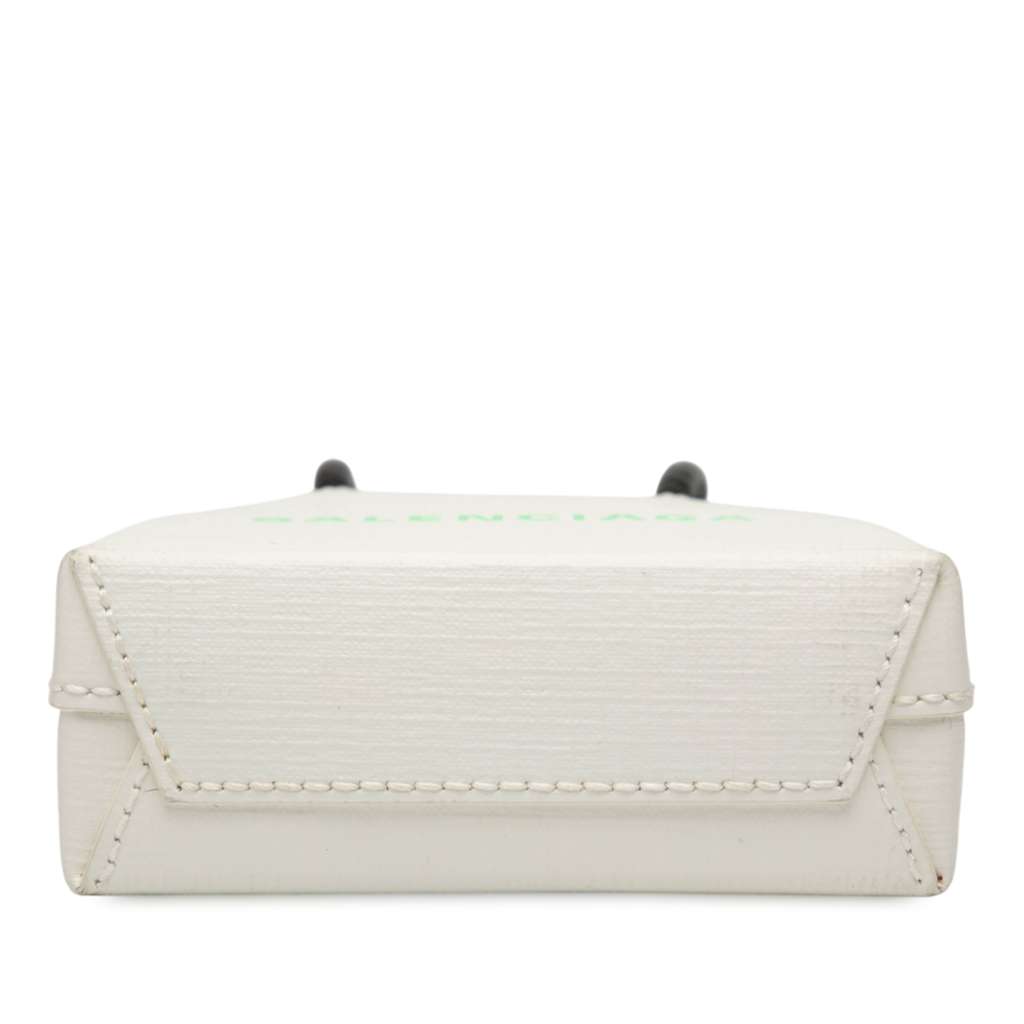 Balenciaga Mini Calfskin Logo Shopping Phone Holder - Image 6