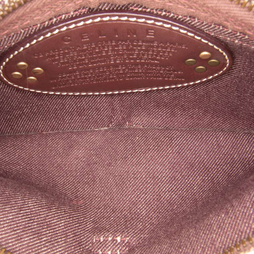 Celine Macadam Denim Double Pocket Belt Bag - 4