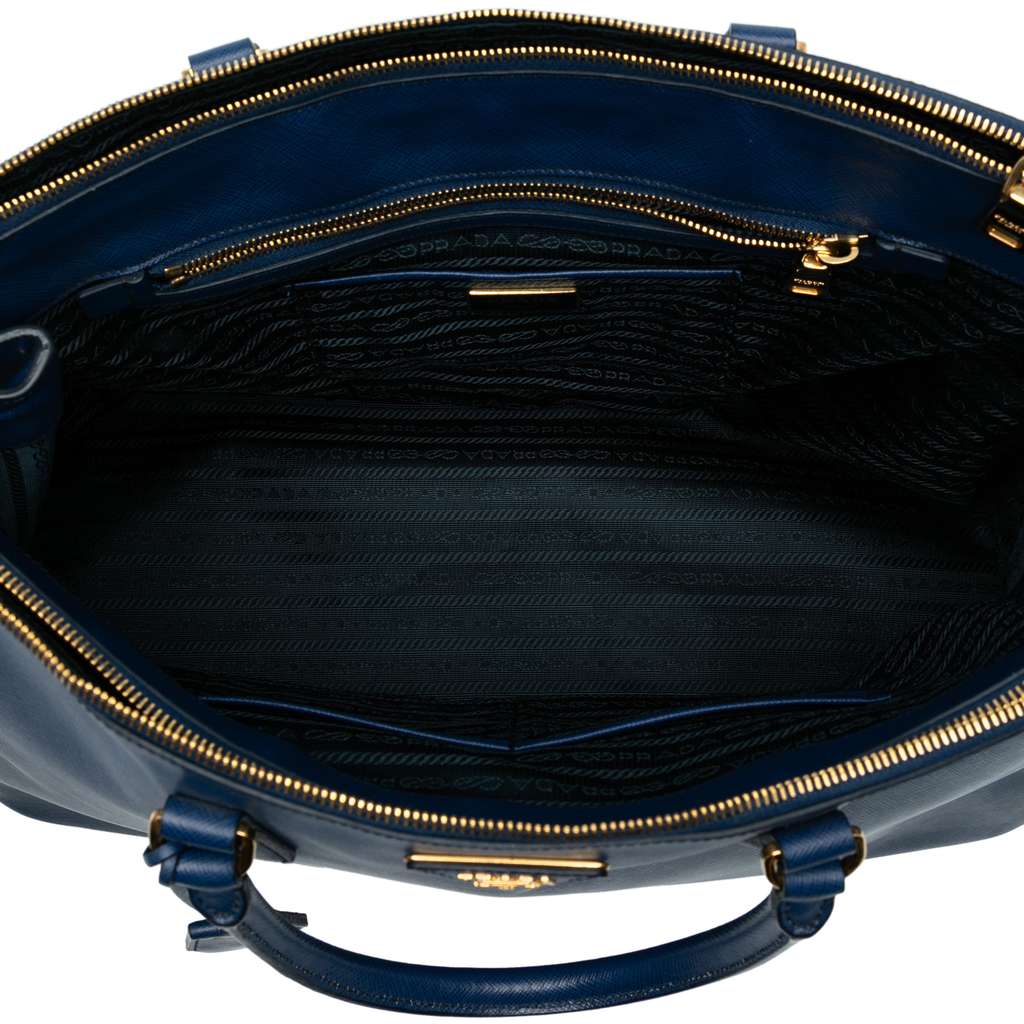 Prada Extra Large Saffiano Lux Galleria Double Zip Tote - 4