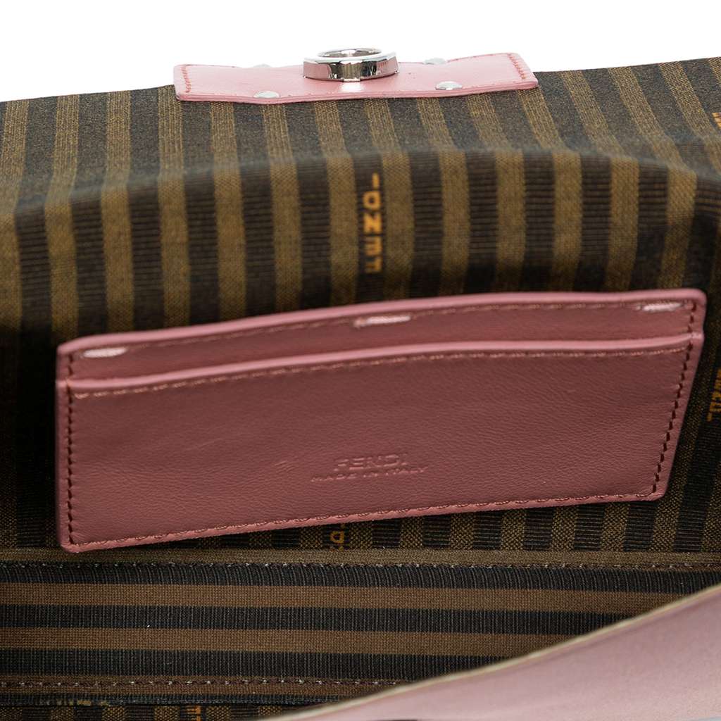 Fendi Silk Baguette Phone Pouch Satchel - 4