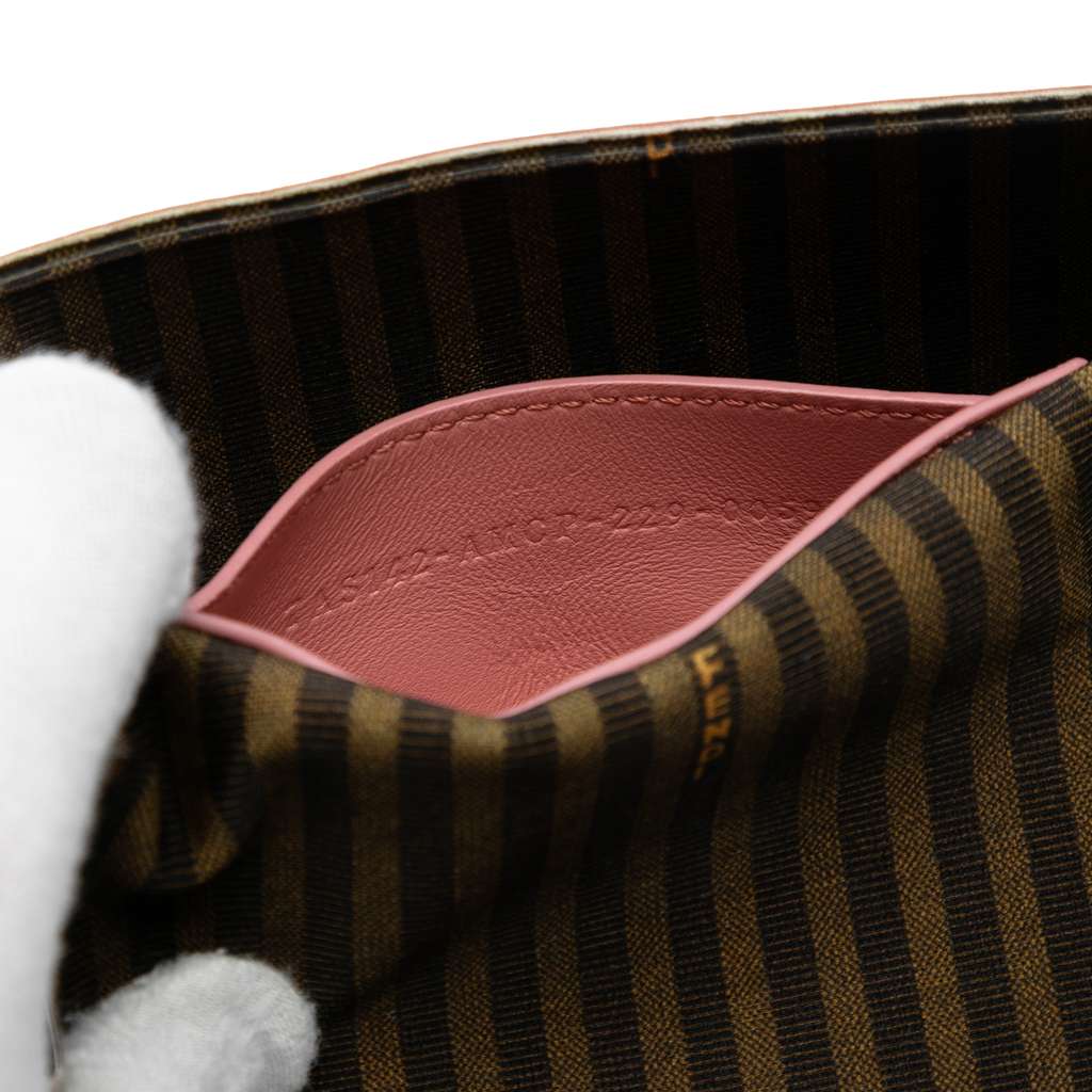 Fendi Silk Baguette Phone Pouch Satchel - Side view