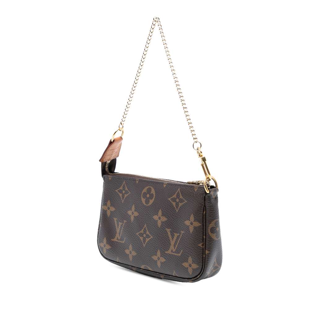 Louis Vuitton Monogram Mini Pochette Accessoires - Back view