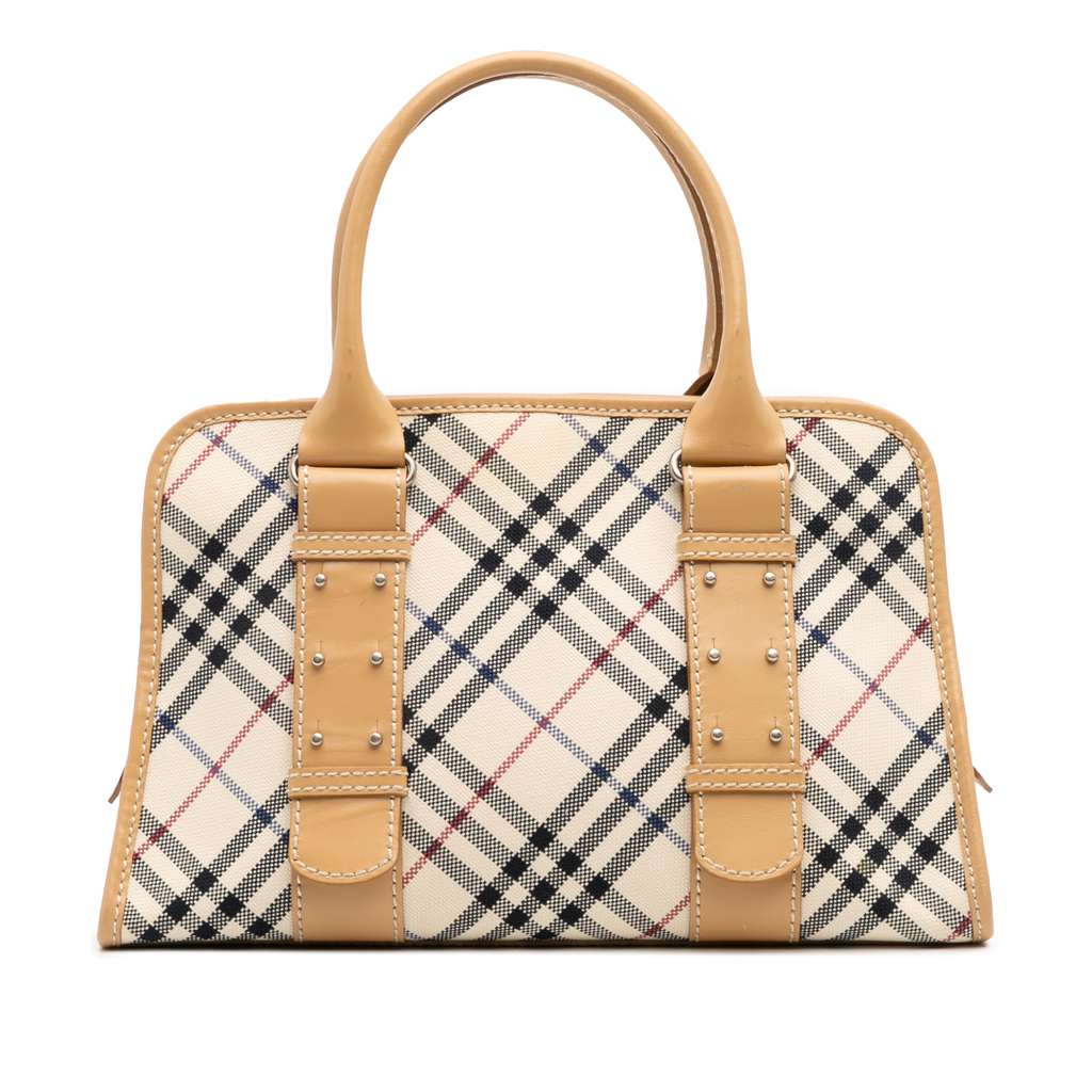 Burberry Nova Check Canvas Handbag