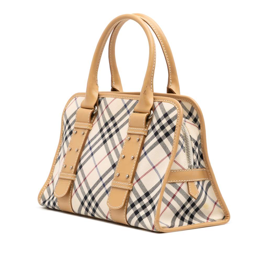 Burberry Nova Check Canvas Handbag - Back view