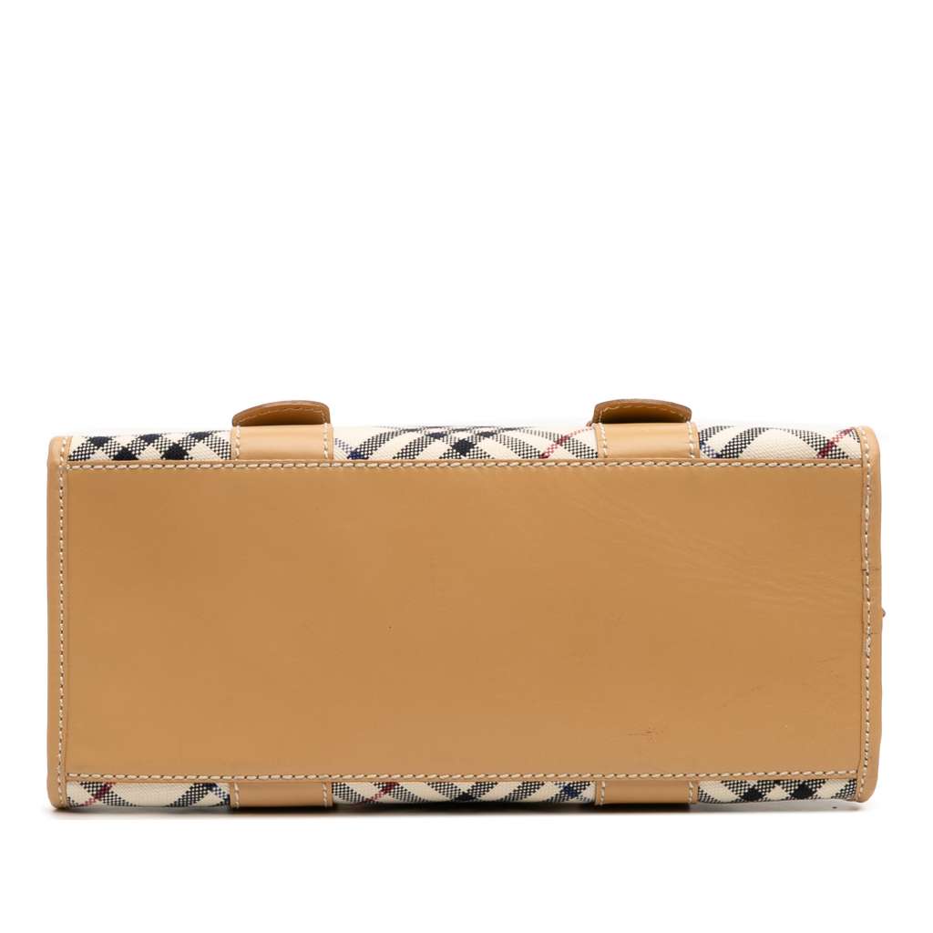 Burberry Nova Check Canvas Handbag - Image 6