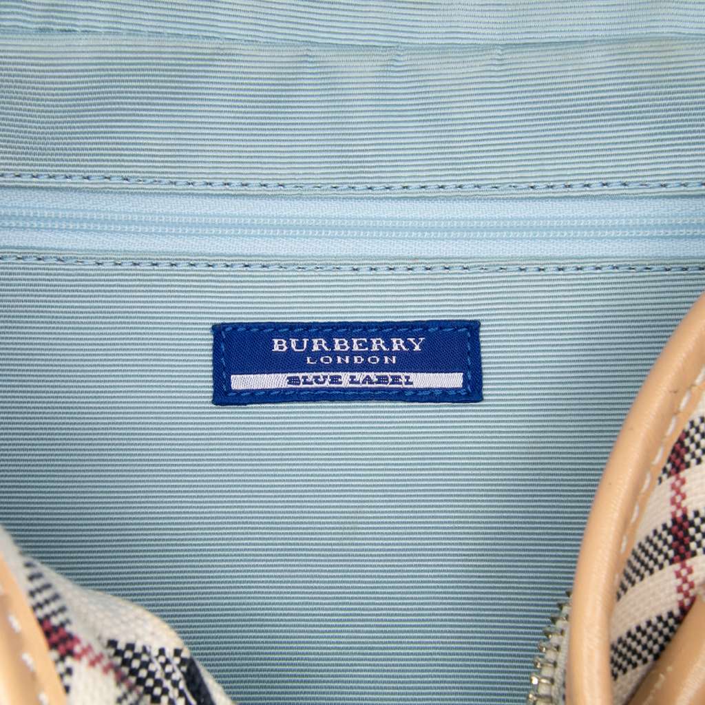 Burberry Nova Check Canvas Handbag - Side view