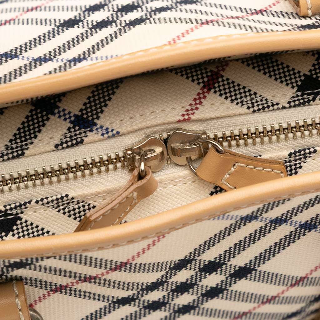 Burberry Nova Check Canvas Handbag - Image 10