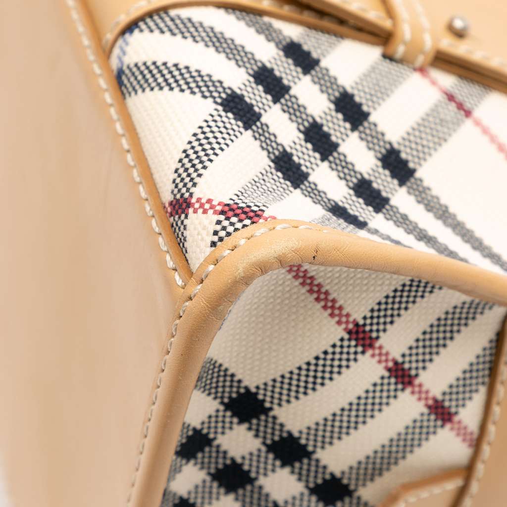 Burberry Nova Check Canvas Handbag - Image 12