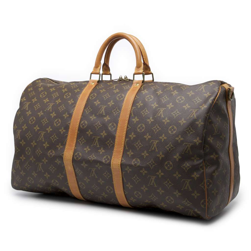 Louis Vuitton Monogram Keepall Bandouliere 55 - Back view