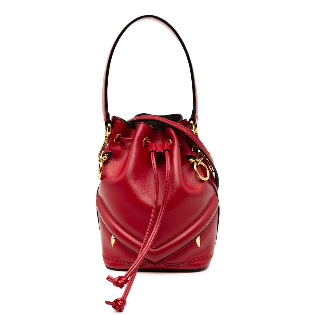 Fendi Mini Leather Mon Tresor Bucket Bag