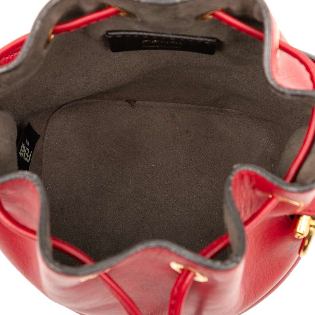 Fendi Mini Leather Mon Tresor Bucket Bag - 4