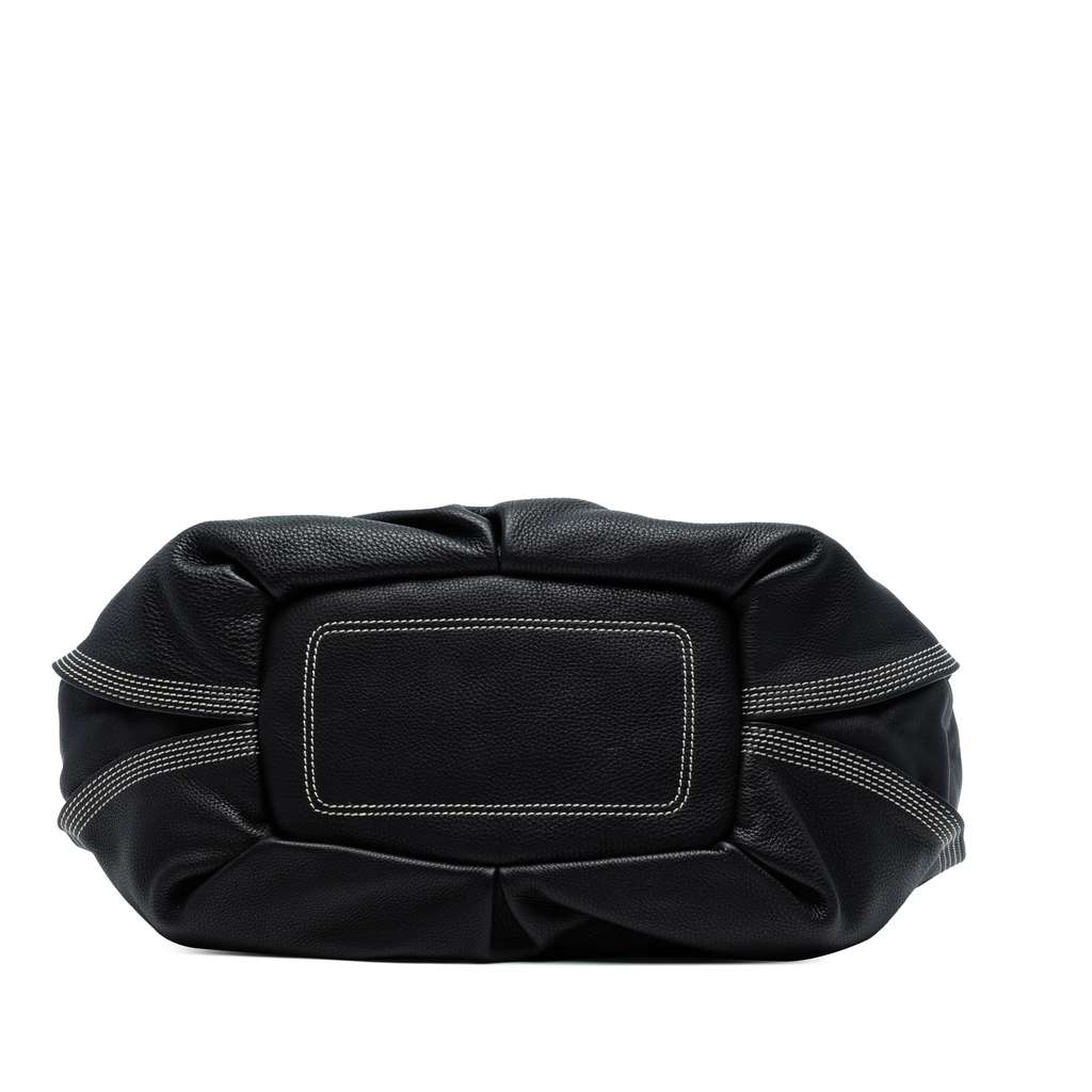 Celine Large Grained Calfskin Bittersweet Hobo - Image 6