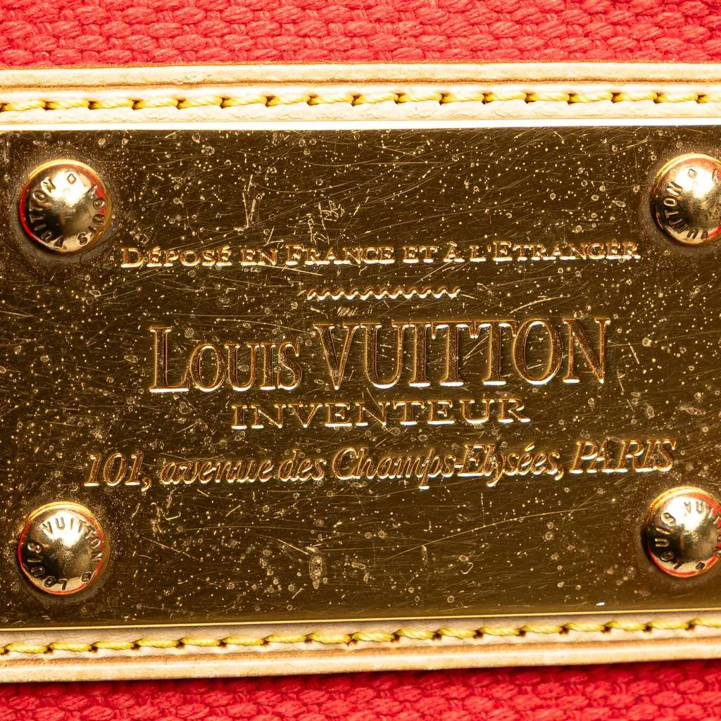 Louis Vuitton Antigua Cabas GM Red Canvas Good - Box View