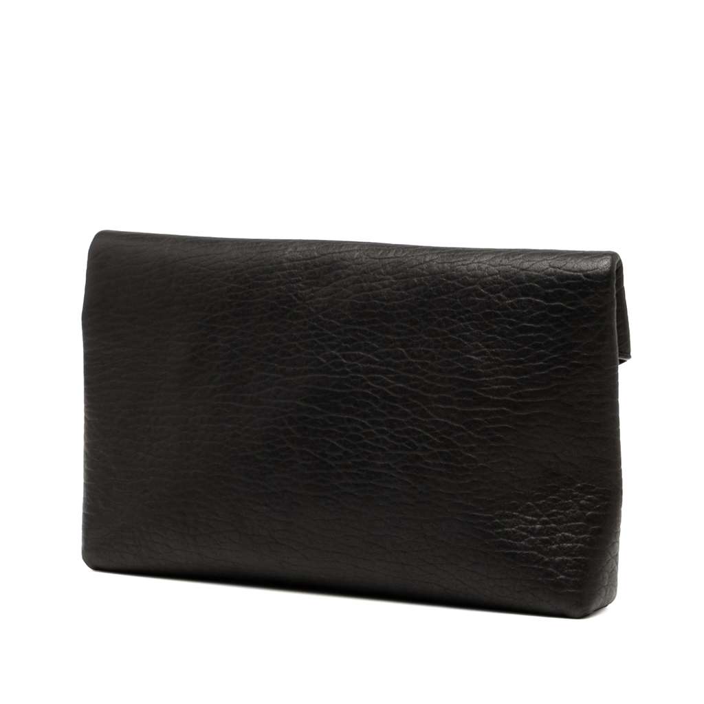 Saint Laurent Large Lambskin Cassandre Envelope Pouch - Back view