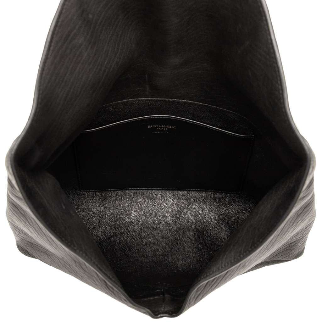 Saint Laurent Large Lambskin Cassandre Envelope Pouch - 4