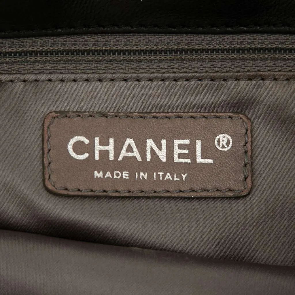 Chanel Lambskin Pearl Obsession Flap Black Leather Good - Box View