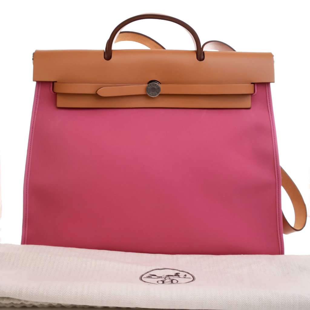 Hermès Toile Herbag Zip 39 - Image 17