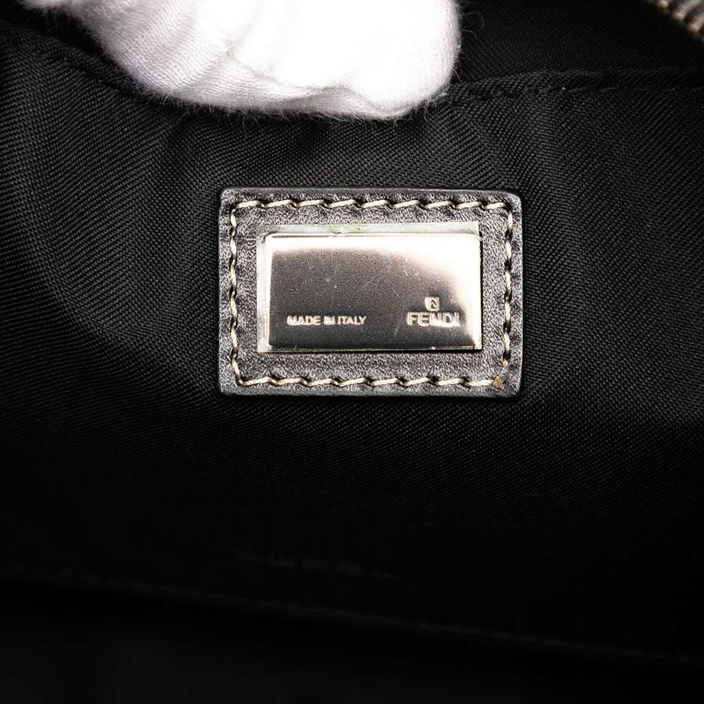 Fendi Zucchino Canvas Pochette - Side view