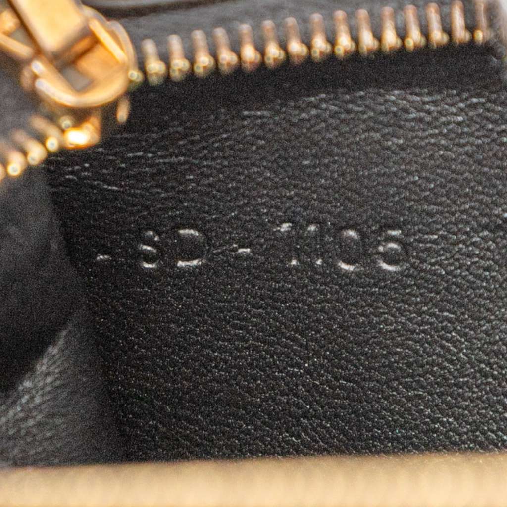Celine Tricolor Leather Pocket Envelope Wallet On Chain - Detail 2