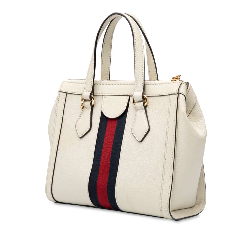 Gucci Small Leather Ophidia Satchel - Back view