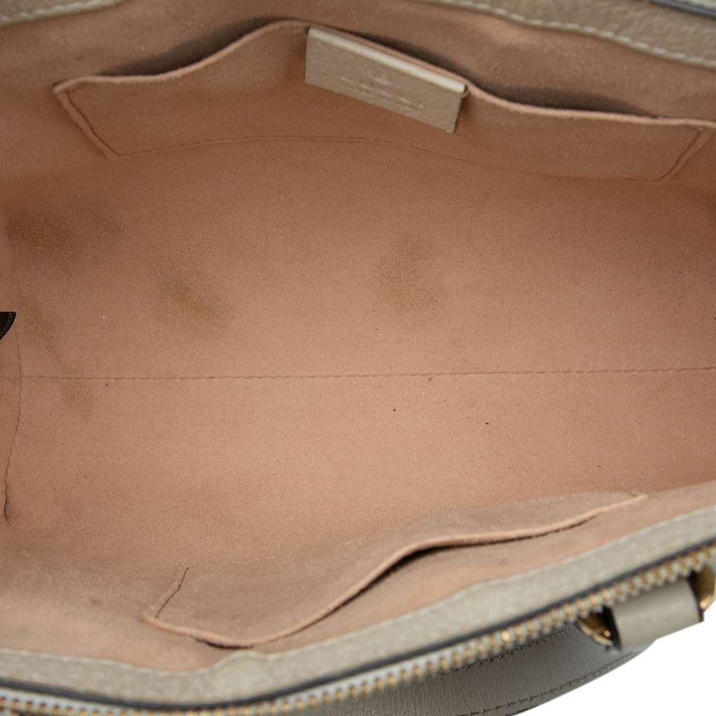 Gucci Small Leather Ophidia Satchel - 4