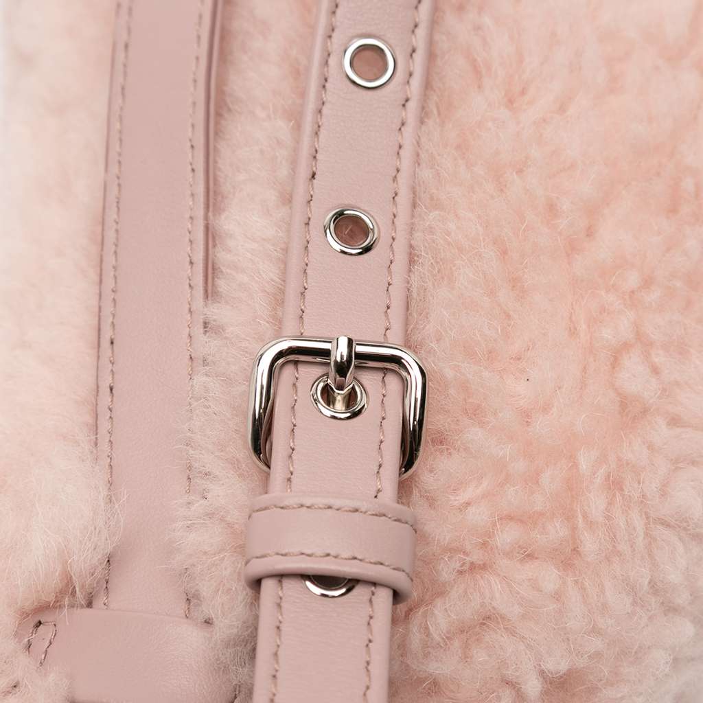 Miu Miu Shearling Convertible Belt Bag - Detail 2
