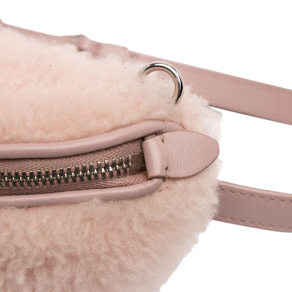 Miu Miu Shearling Convertible Belt Bag - Image 10