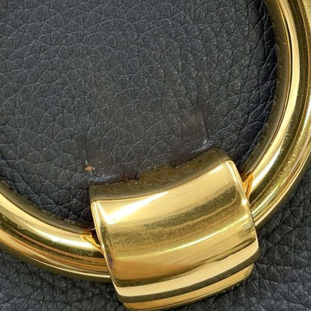 Salvatore Ferragamo Calfskin Gancini Margot Top Handle Bag - Image 15