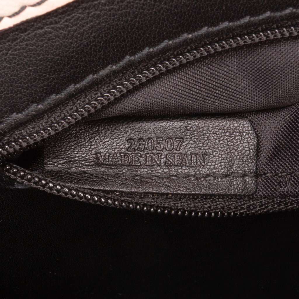 Loewe Suede Handbag - Side view